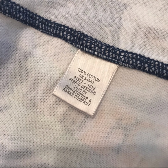 Christopher & Banks women's Sz S Jacket Full Zip Coat Long sleeve Multicolor EUC - Picture 5 of 8